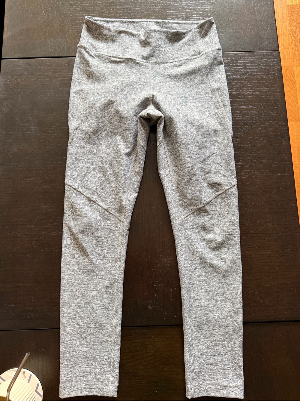 Outdoor Voices Heather Gray High-Rise Kids Leggings